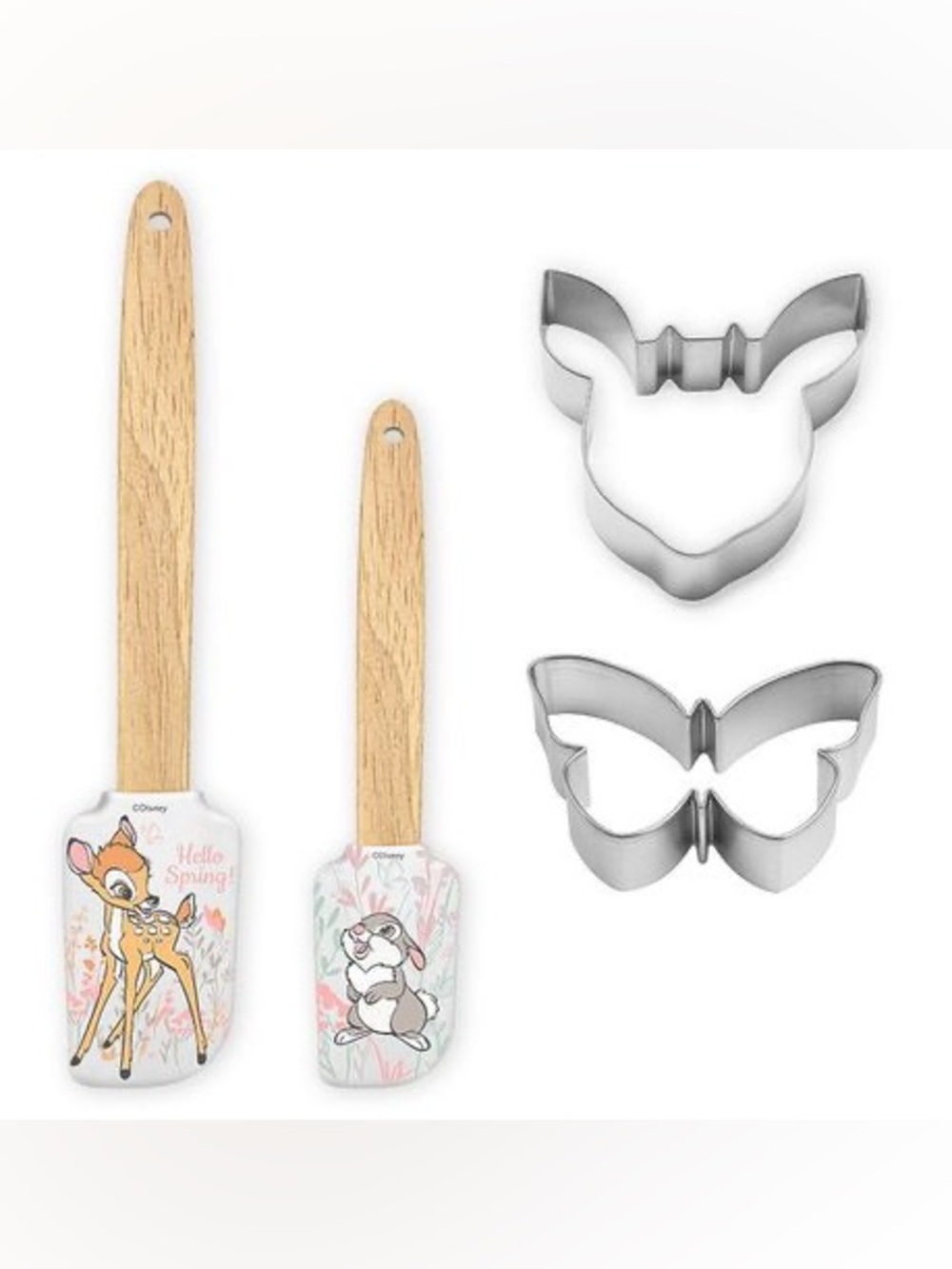 Disney Bambi & Thumper Silicone Spatula and Cookie Cutter Set -“Hello Spring”